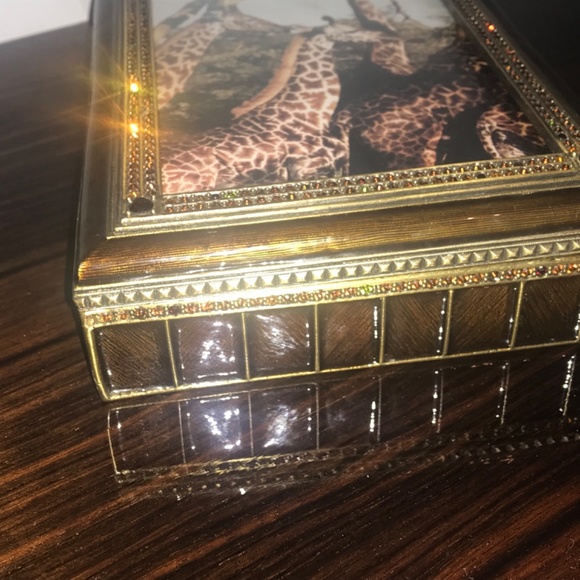 Rare Jay Strongwater Swarovski vanity Box Frame 🤎 - Picture 3 of 17